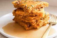 Pumpkin Sheet Pan Pancakes Baked in One Pan