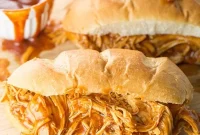 Slow Cooker Italian-Style BBQ Chicken Sandwiches Recipe