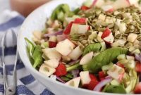 Crisp Side Salad Recipe with Zesty Lemon Vinaigrette