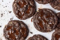 Vegan Double Chocolate Almond Cookies Recipe