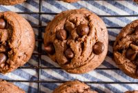 Soft Double Chocolate Cookies Made with Pudding Mix
