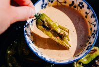 Blistered Shishito Peppers with Lemon and Sea Salt