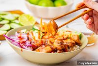 Teriyaki Chicken Poke Bowls Recipe