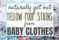 How to Remove Yellow Baby Poop Stains from Clothes
