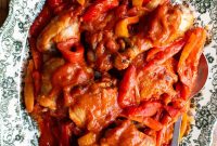 Roman Style Chicken with Peppers Recipe
