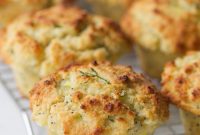 Moist Lemon Zucchini Muffins with Poppy Seeds
