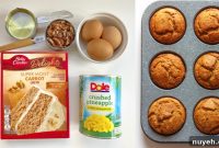 Moist Spiced Carrot Cake Muffins