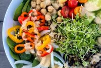 Protein-Packed Quinoa Bowl with Avocado and Chickpeas