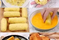 Crispy Cheesy Potato Sticks Recipe