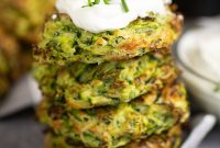 Crispy Air Fryer Zucchini Fritters