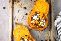 Roasted Butternut Squash Stuffed with Savory Filling Recipe