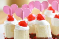 Valentine’s Day Chocolate Banana Sundae Bites Recipe