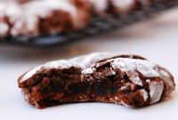 Chocolate Peppermint Crinkle Cookies (GF, Vegan, Nut-Free)