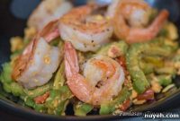Stir-Fried Bitter Melon with Shrimp and Egg (Ginisang Ampalaya)
