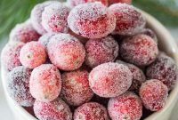 How to Make Sugared Cranberries for Holiday Garnish and Desserts