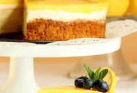 Creamy Lemon Cheesecake Recipe with Zesty Lemon Glaze