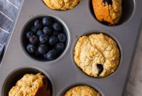 Jumbo Gluten-Free Eggless Blueberry Muffins