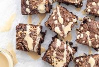 Fudgy 4-Ingredient Tahini Brownies