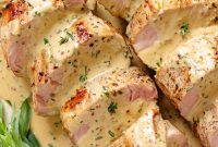 Seared Pork Tenderloin with Dijon Mustard Sauce
