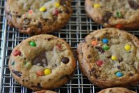 Brown Butter Chocolate Chip Cookies with M&Ms