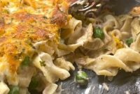 Tuna Casserole Recipe with a Cheesy Crunch Twist