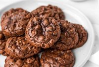 Fudgy Chocolate Cookies Recipe with Gooey Centers
