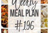Week 196 Meal Plan: 7 Family Dinners + Grocery List