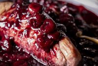 Roasted Pork Tenderloin with Red Wine Cherry Sauce Recipe
