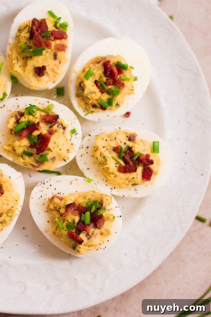 Eggs and filling