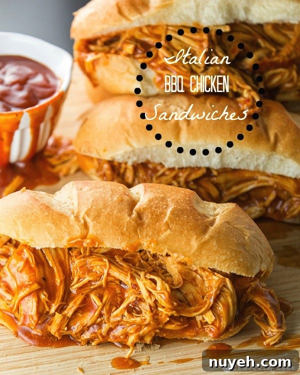 Italian bbq chicken sandwiches 5