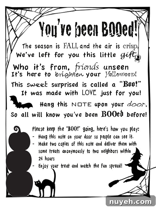 BOO printable poem