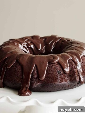 Sourdough chocolate cake slice.