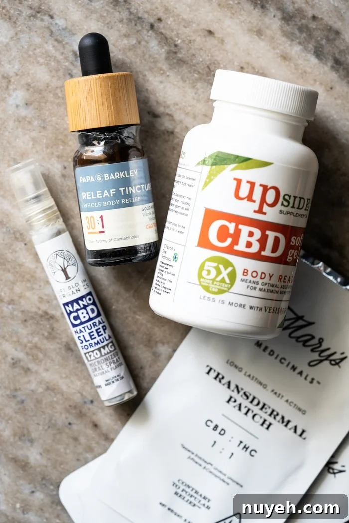 My four favorite CBD products
