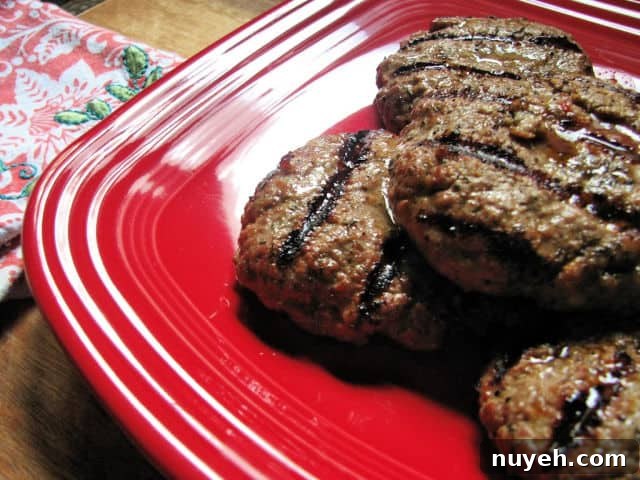 How to Thaw Ground Beef Safely: Refrigerator, Cold Water, Microwave 5 red plate of grilled hamburgers