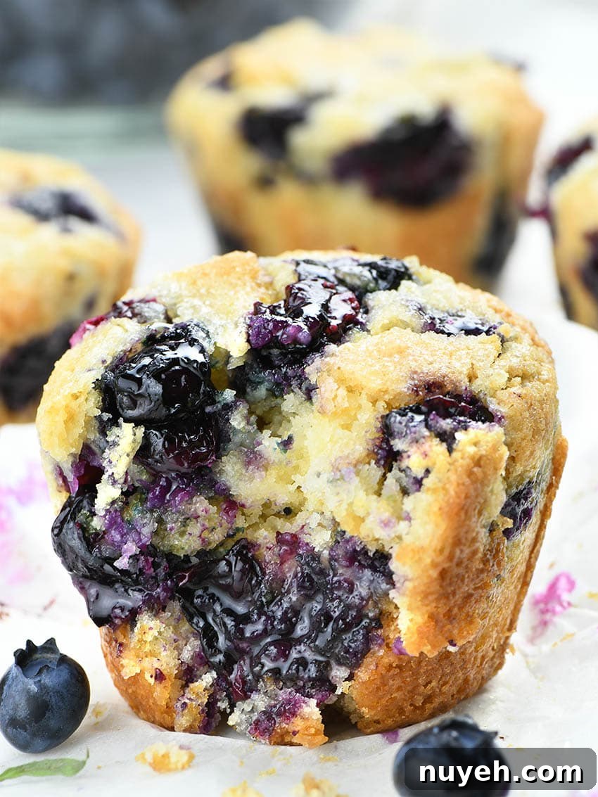 Blueberry Cobbler Muffins 