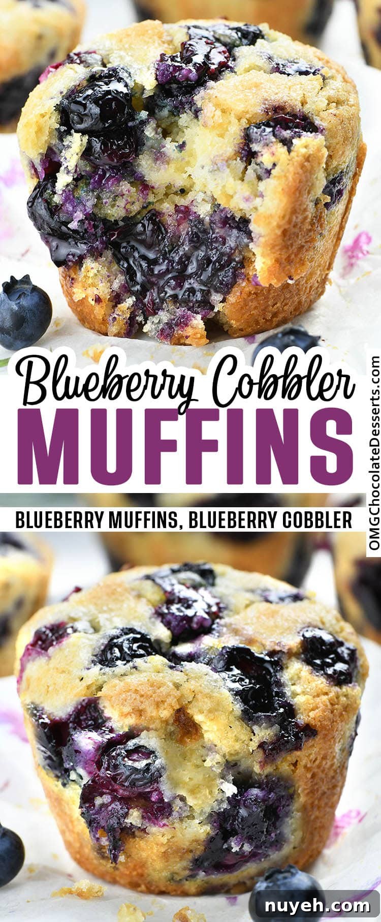Blueberry Cobbler Muffins