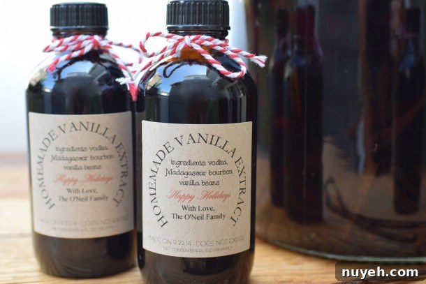 hoemmade vanilla extract perfect for holiday gifts | pamela salzman
