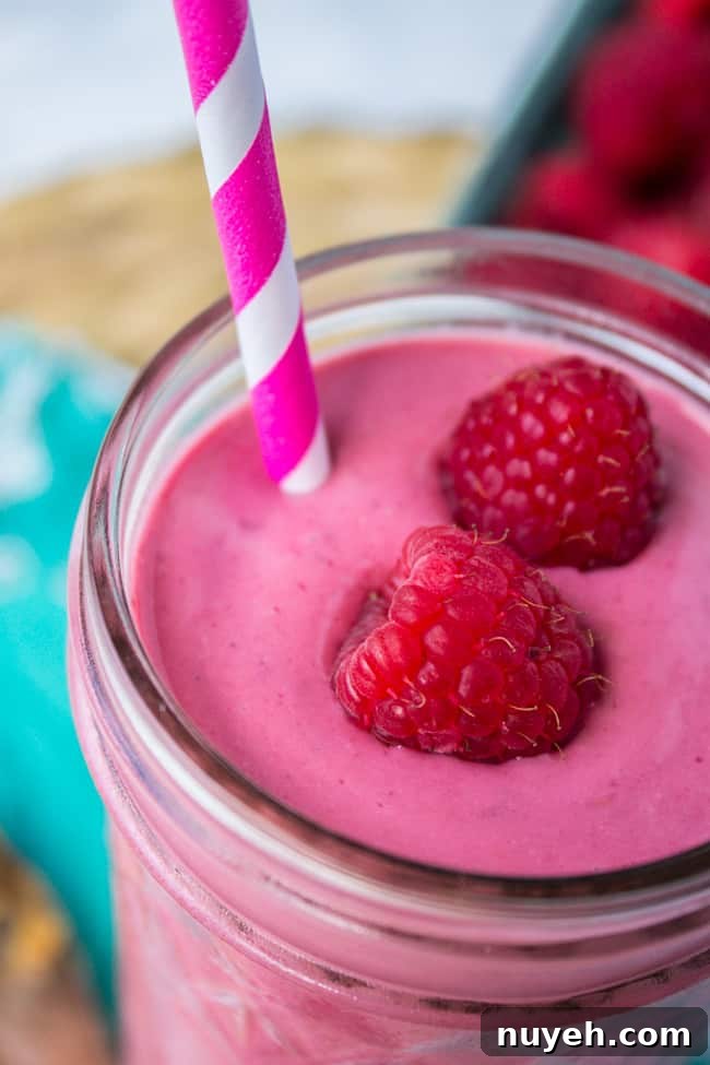 Green Orange Julius Smoothie Recipe: Spinach and Orange 6 Raspberry Peanut Butter Smoothie from The Food Charlatan