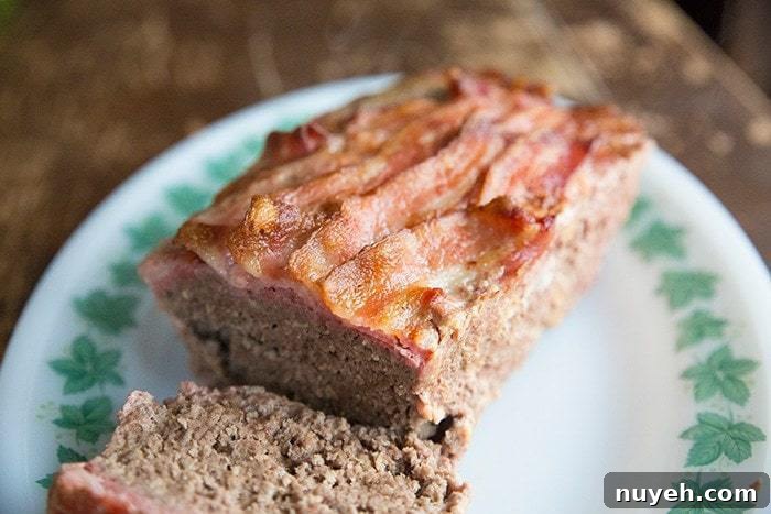 Bacon Mozza Meatloaf