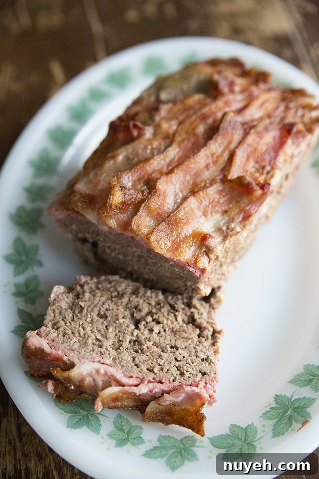 Bacon Mozza Meatloaf