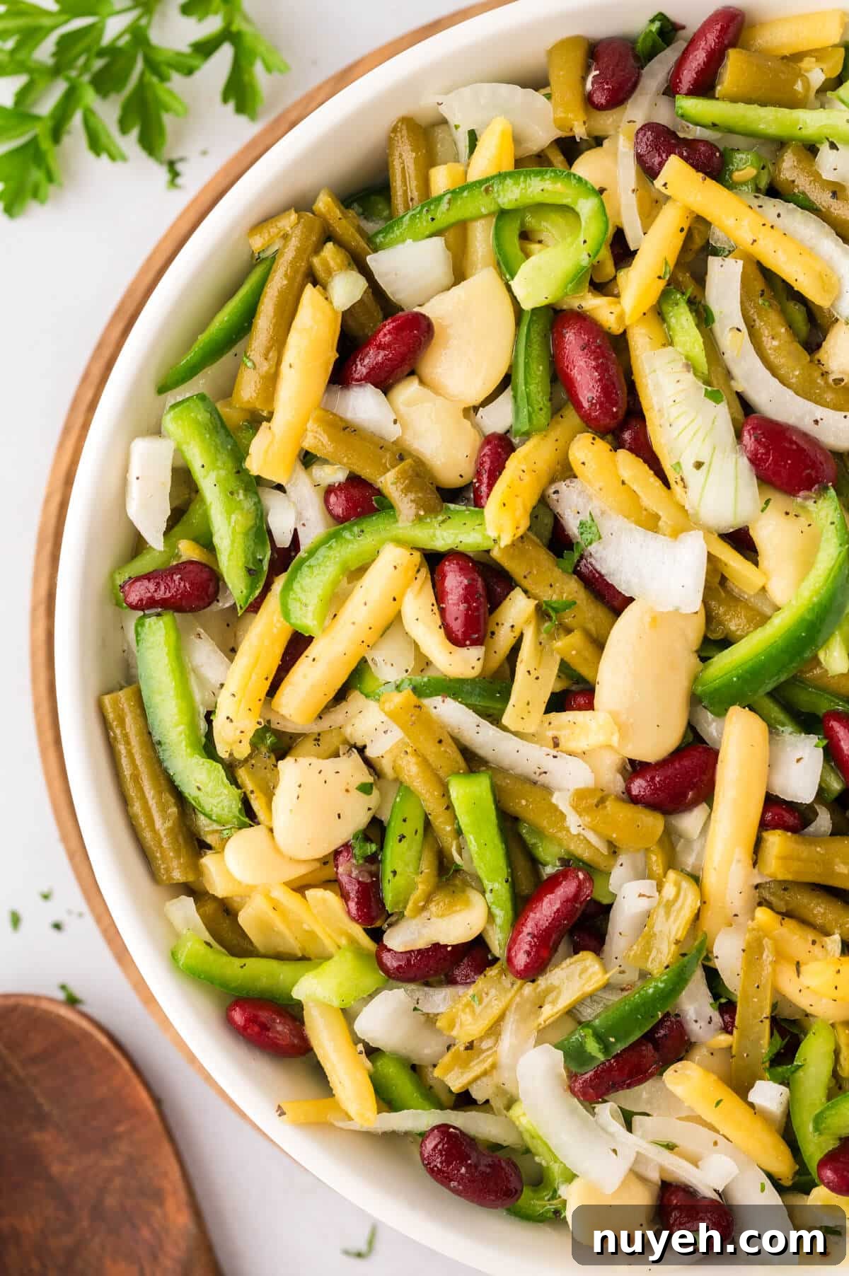 The recipe in a bowl.