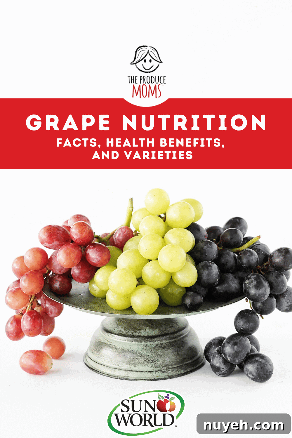 Pinterest Pin Grape Nutrition 101