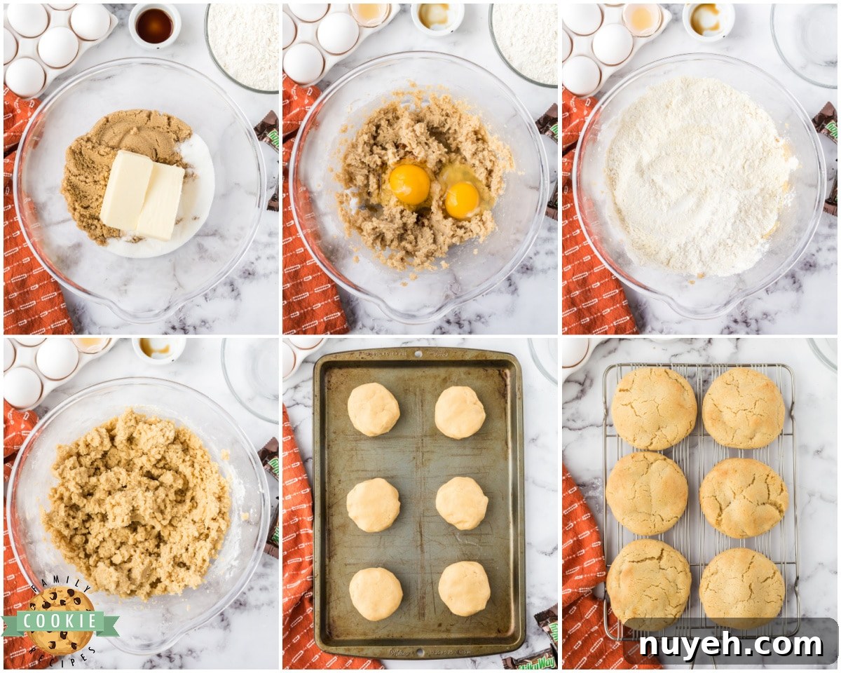 how to make Milky Way Cookies