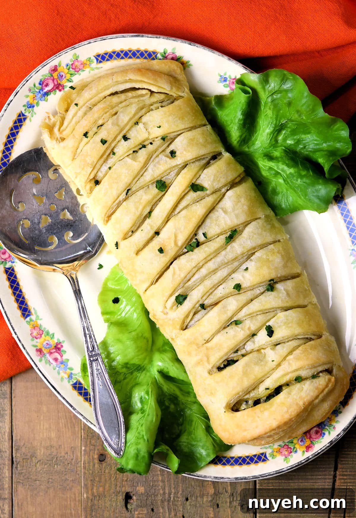 24Bite: Spinach Ricotta Puff Pastry Braid Recipe by Christian Guzman