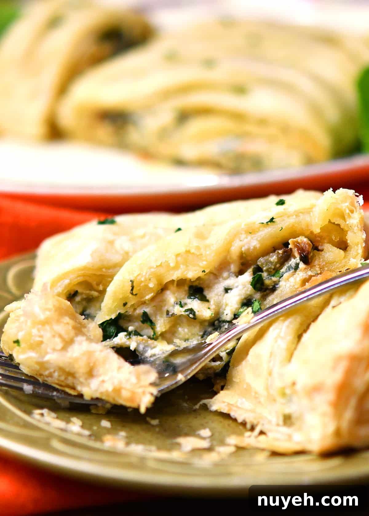 24Bite: Spinach Ricotta Puff Pastry Braid Recipe by Christian Guzman