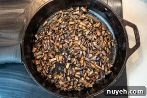Authentic Polish Sauerkraut and Mushroom Pierogi Recipe 16 Cooking the mushrooms