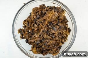 Authentic Polish Sauerkraut and Mushroom Pierogi Recipe 17 Mixing the filling