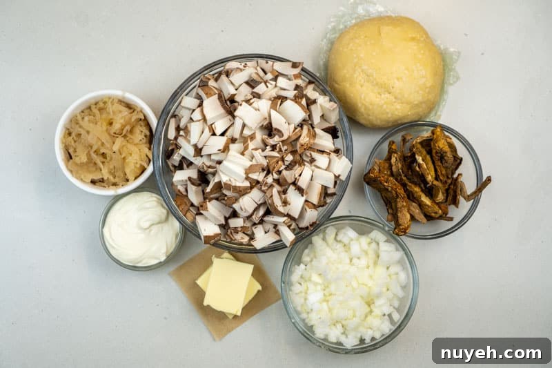 Authentic Polish Sauerkraut and Mushroom Pierogi Recipe 2 Ingredients for this recipe