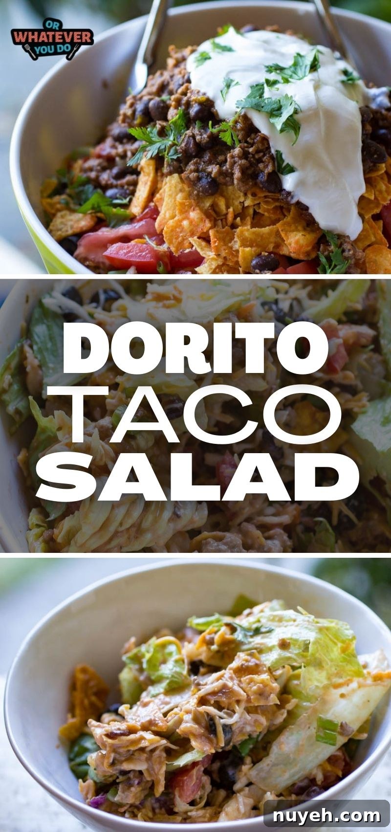 Dorito Taco Salad overhead