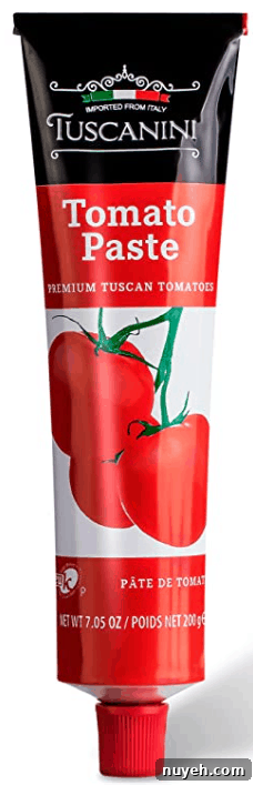 7.05 ounce tube of tomato paste.